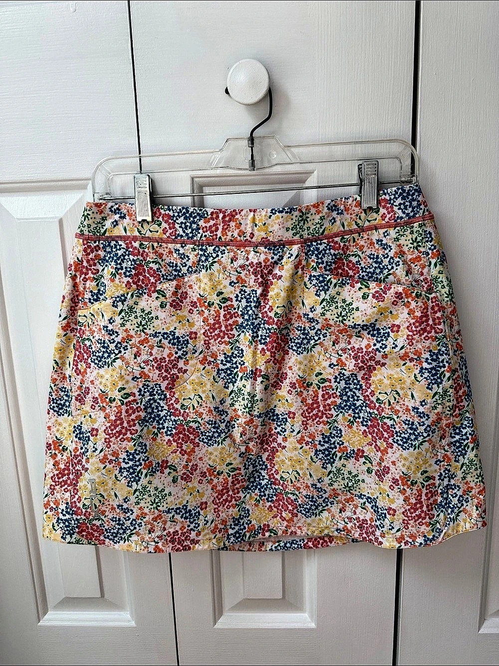 Ralph Lauren RLX skort Floral Mini Skort in Pink Size Medium